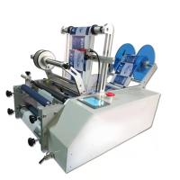 Cina Etichettatrice semiautomatica per bottiglie di birra per etichettatrice di bottiglie di plastica in scatola 100W in vendita