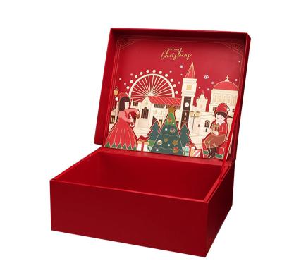 China Caja Selección Galleta Chocolate Galleta Navidad Santa Muñeco Nieve Diseño en venta