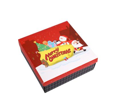 中国 クリスマスツリーヌガーギフト包装ボックス長方形クッキー品揃えボックス 販売のため