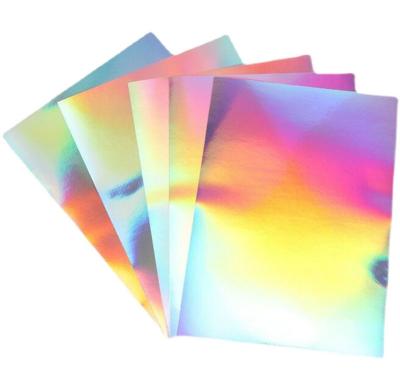 China Holographic Vinyl A4 Inkjet Sticker Paper self adhesive a4 labels for Laser Printer for sale