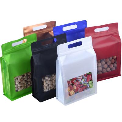 China Resealable Plastic Eight-Side Aluminum Foil Ziplock Bag Food Packaging for sale