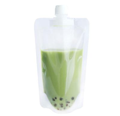 China Bolsa degradable del canalón que empaqueta las bolsas personalizadas de la bebida para el jugo en venta