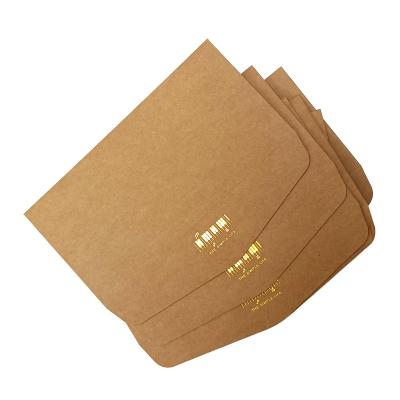 China Vintage Brown Ironed Gold  Kraft Paper Envelope Kraft Envelope Seed for sale