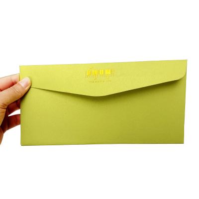 China Custom A9 Green Grass Gift Card Envelope For Wedding Party Invitation for sale
