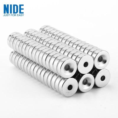 China Round Custom Strong Neodymium Magnets With Hole for sale