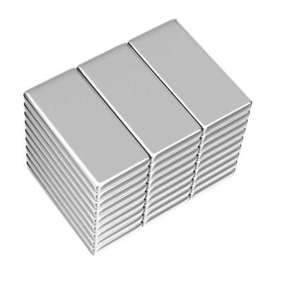 China Strong Neodymium Bar Magnets Rare Earth Metal Neodymium Magnet 60 X 10 X 3 Mm for sale