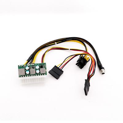 China IOASPOW DC input 19V  24V 120W  24pin   DC ATX power  Pico psu for Computer Mainboard  plug-in type power supply module for sale
