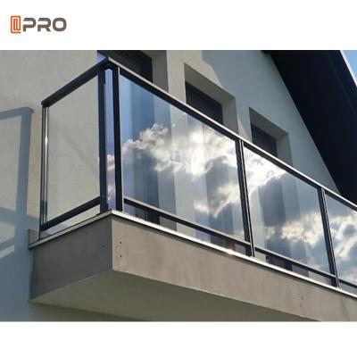 China Railing Casting Glass Aluminium Balustrade Wall Mounted Handrail Stairs for sale