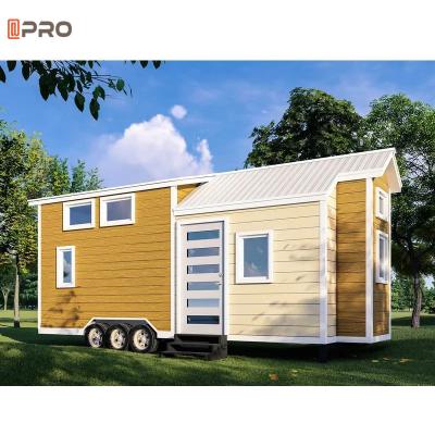 China Modern Design House On Wheels Prefab Container Office Light Steel Structure Tiny House for sale