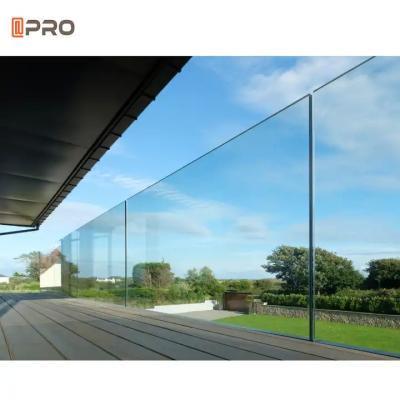 중국 316 Railing Clamp Spigots Frameless Glass Balustrade U Channel System Swimming Pool Handrail 판매용