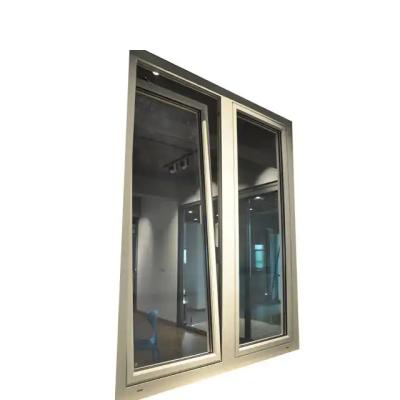 China European Style Tilt And Turn Aluminum Windows With Frame Jalousie Double Glazed for sale