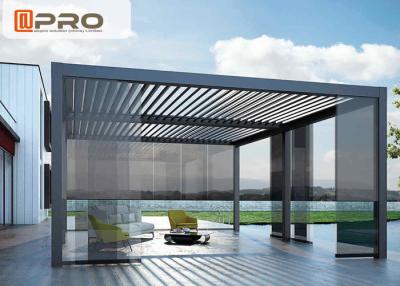 China Waterproof Motorized Pergola System Price Aluminum Louver Roof  for sale