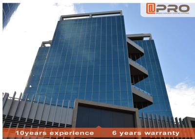 China Unbreakbale Exterior Curtain Wall , Safety Customized Full Glass Curtain Wall for sale