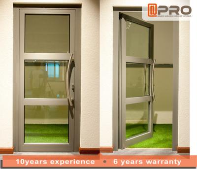 China Single Pane Internal Aluminium Glass Doors For Residential House Color Optional Types of hinges Doors Hinges Doors price for sale