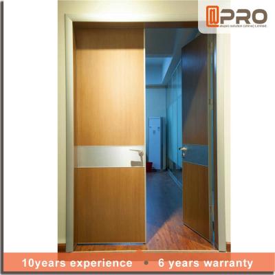 China Break Resistance MDF Interior Doors Eco Friendly With Handles And Hinge for sale