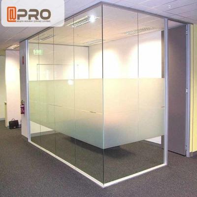 China Soundproof Modular Office Walls , Insulated Glass Office Partitions for sale