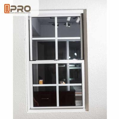 China Thermal Break Aluminum Sash Windows Customized Size With Insulated Double Glass for sale