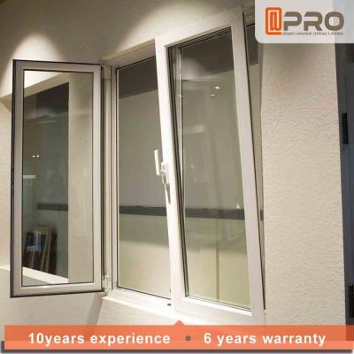 China Thermal Break Glass Home Window , Double Glazed Aluminum Tilt And Turn Windows for sale