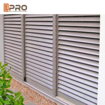 China Customized Aluminum Louver Window For Ventilation Adjustable Blinds And Sun Control for sale