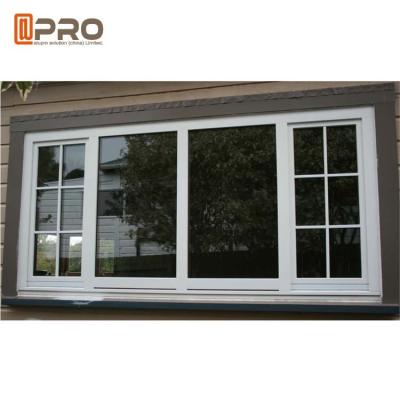 China Schwarze Aluminiumherstellungs-schützen gleitende Hurrikan-Auswirkung sicheres Windows für Haus gleitendes Fenster der Aluminiummaterialien zu verkaufen
