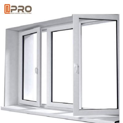 China marco de aluminio Windows del perfil 6063-T5 con las ventanas plegables de aluminio modificadas para requisitos particulares del tamaño de la doble vidriera en venta