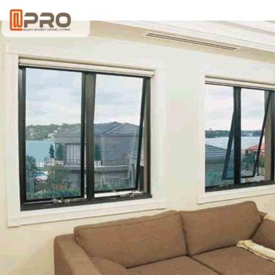 China Sound / Heat Insulation Aluminum Top Hung Window Customized Color awning louver window triple awning window french awnin for sale