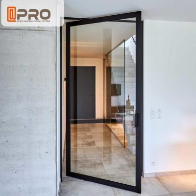 China Energy Efficient Aluminum Pivot Doors Swing Open Style With Tempered Glass Glass Door Pivot Hinge door pivot hinge for sale