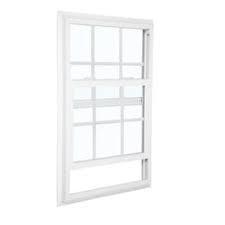 China Customized Color Aluminium Single Hung Window With Glass Type American Hardware for sale