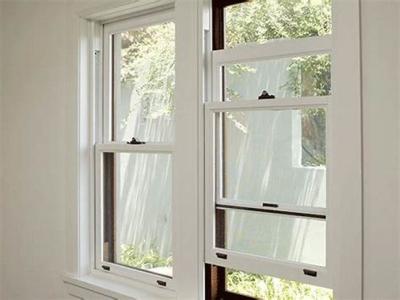 China Customized Size Double Hung Aluminum Sash Windows Heat Insulation for sale