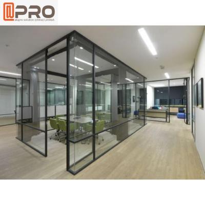 China Modern Aluminum Glass Frame Removable Wall Cool Office Partitions for sale