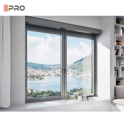 Chine Fenêtre en aluminium simple extérieure de tissu pour rideaux de cadre de la maison 1.4mm à vendre