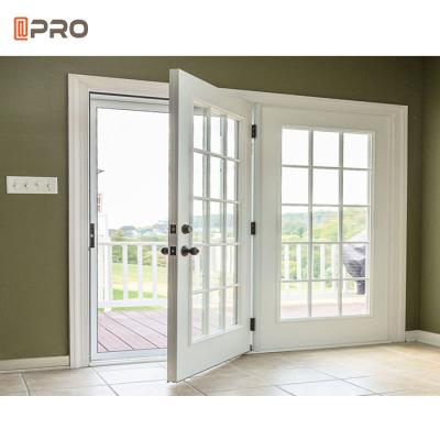 China Push Open 1.2mm 6063 Aluminium Hinged Doors For Home for sale