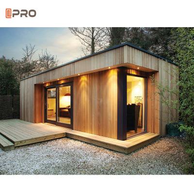 China Casa modular prefabricada plegable de la casa minúscula de madera movible en venta