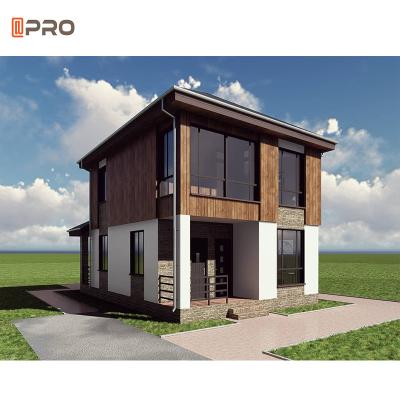 China Quick Concrete  Luxury T Type Prefab Villa House 40 Ft Container Wooden for sale