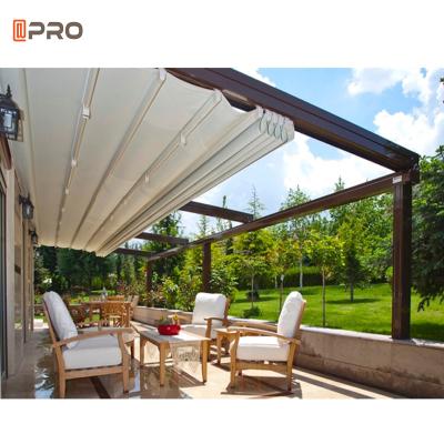 China European Style Retractable Pergola Awning Modern Aluminum for sale
