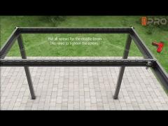 Aluminum Pergola Installation Introduction Video