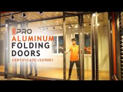 Double Glass Aluminum Patio Sliding Doors Hurricane Proof Impact 4 Tracks