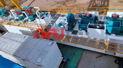 China SS Basket Oilfield Drilling Mud Solids Control System 450HP for sale