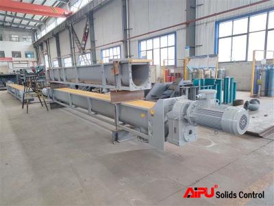 China VFD Oilfield Drilling Waste Sludge Screw Conveyor Dia 500mm for sale