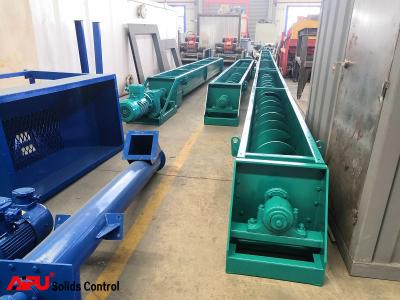 China Fixed Or VFD Optional Screw Conveyor Auger Feeder Waste Management for sale