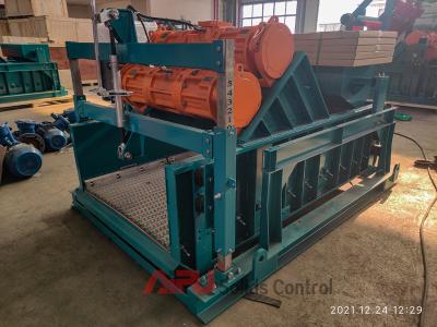 China Offshore Drilling Fluids Shale Shaker With Hook Strip Screen 5° Deck Angle for sale
