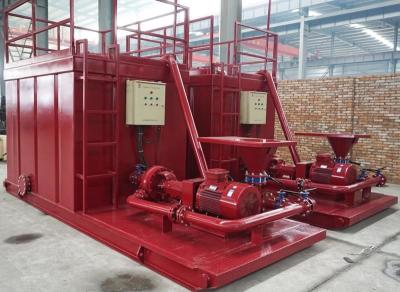 China Mn Steel Mud Mixing Solids Control System For Well Drilling Fluid Processing for sale