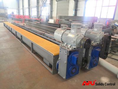 China Fixed Gearbox Auger Screw Conveyor Stainless Steel Operating Temperature 45°C for sale
