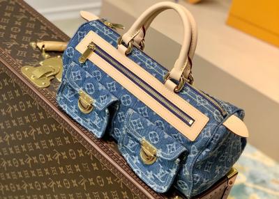 China Denim Printing Womens Luxury Handbag LV M44466 30cm Length High Capicity for sale