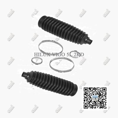 China Black Color Steering Rack Boot Replacement 455350K010 TS16949 Approved for sale