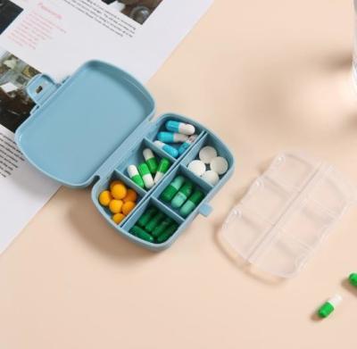 China Custom Logo Plastic Pill Storage Box Case Small Pill Organiser Box Case Medicine Box for Travel for sale