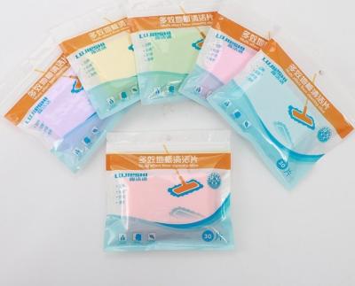 China Dissolvable Household Cleaning Floor Soap Sheet Private Label Eco-Friendly Disposable Floor Cleaner Detergent Sheets for sale