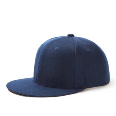 China Custom 6 Panel Embroidery Logo Flat Brim Bill Hip Hop Snapbacks Trucker Hats Adjustable Sports Baseball Cap for sale