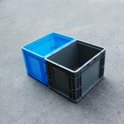 China Grey Range Heavy duty  Attached lid Euro container with reinforced base 25liter (400*300*280) for sale