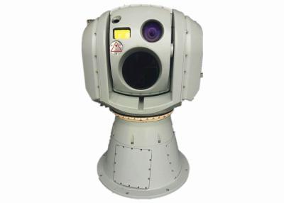 China LWIR sistema de seguimiento sin enfriar de FPA EO/del IR con la cámara termal, la cámara de la luz del día y el telémetro del laser en venta